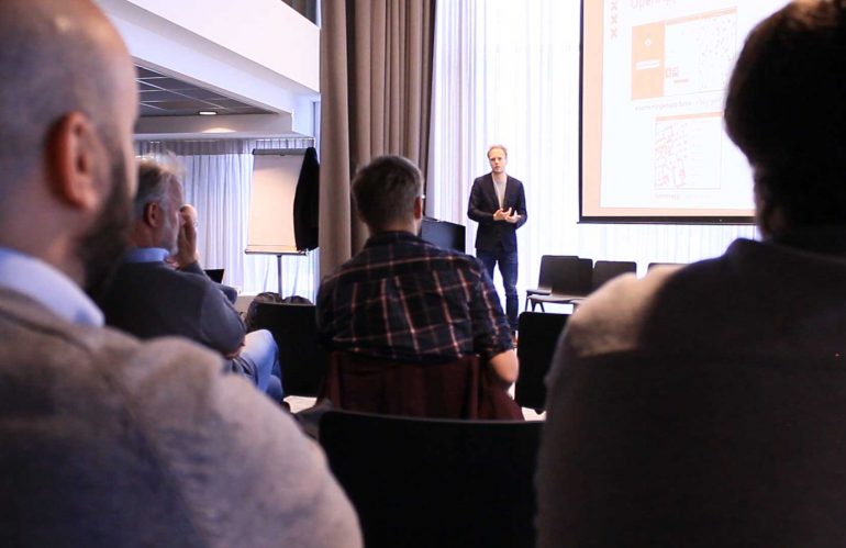 Event OpenApss in Amsterdam, presentatie van de Low code editor en de Open source platform